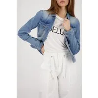 Monari Jeansjacke Jacke Jeans Regular fit mit Schmuckknöpfen
