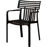 Floordirekt Gartenstuhl Designstuhl Terrano stapelbar aus Kunststoff wetterfest UV-beständig (1 Stuhl oder 6-er Set), verschiedene Farben