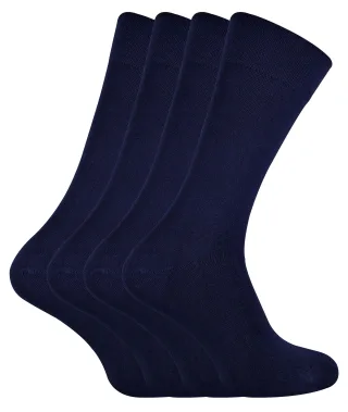 SOCK SNOB - 4 Paar Bamboo Super Soft Suit Socks für Männer & Frauen