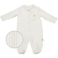biorganic Strampler Baby Nature Relax Modal für Jungen und Mädchen Unisex Langarm (1-tlg) gerippte Textilstruktur (Ripp), Modal und Bio-Baumwolle, Größe 56 - 68