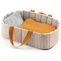 DJECO Puppen Tragetasche POMEA Puppentragetasche mit Decke und Kopfkissen