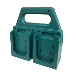 For 18V Battery Storage Rack 4 Slot Holder Organizer ABS Plastic Lightweight Drill Mount Bracket Workbench Accessories W