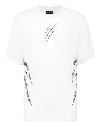 Cotton Round Neck T-Shirt Body Lines