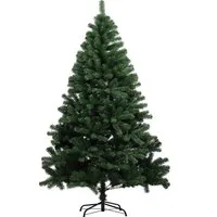 COMHOMA Künstlicher Weihnachtsbaum Weihnachtsdeko 195cm PVC Material mit 1000+ Spitzen Thickened Branches, Foldable abziehbar mit robuster Sockel
