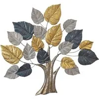 HOFMANN LIVING AND MORE Wanddekoobjekt Wanddekoration (1 St), Baum aus Metall