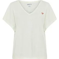 Roxy T-Shirt NIGHTFALL Kurzarm, aus Baumwolle, mit Rundhalsausschnitt