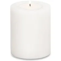 EDZARD Stumpenkerze Cornelius Ø 8 cm, (H 9 cm) Stumpenkerzen-Optik, Dauerkerze für Teelichter
