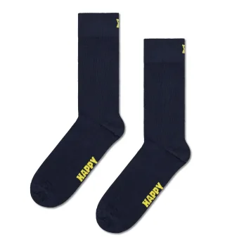 happy socks - Solid Sock Blau - Gr. - 38