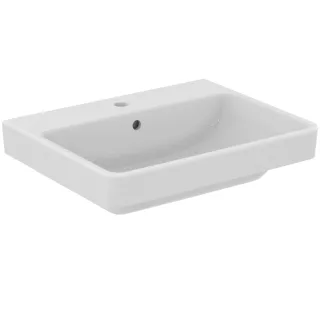 Ideal Standard Waschtisch i.life B 1Hl. mit Ül. 600x475x170mm Weiß mit Ideal Plus, T6851MA T6851MA