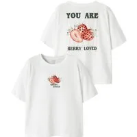 Name It T-Shirt NKFJOLIZA SS NREG TOP BOX Baumwolle, regular fit
