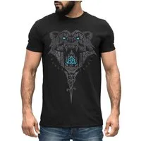 Neverless Print-Shirt Herren T-Shirt Berserker Bär Wikinger Krieger Odin Thor Valhalla mit Print