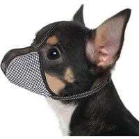 Ledander Maulkorb für Hunde, weiches Air-Mesh-Maulkörbe,verstellbar