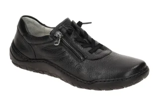 Waldl?ufer 612003 K-MILENA Damen Halbschuhe Schwarz Echtleder Bequem Fu?bett
