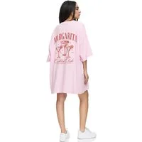 Worldclassca T-Shirt Worldclassca Oversized Print MARGARITA T-Shirt Sommer Oberteil PRINT - MARGARITA - COCKTAIL CLUB