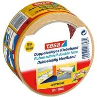 tesa Doppelklebeband universal 50 mm / 10 m, von Hand einreißbar