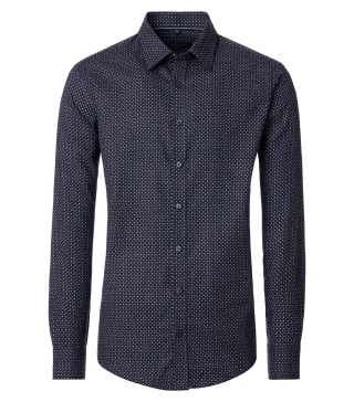 CASAMODA - Freizeithemd blau - Gr. - XL