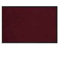ANRO Fußmatte QUEEN Hochwertig Eingangsmatte Schmutzfangmatte, Rechteck, Höhe: 10 mm, Größe 40x60cm - Bordeaux hohe Feuchtigkeitsaufnahme - mit Gummirand