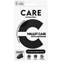 Wallet Case mit Kickstand, Handyhülle schwarz, Samsung Galaxy A36 5G