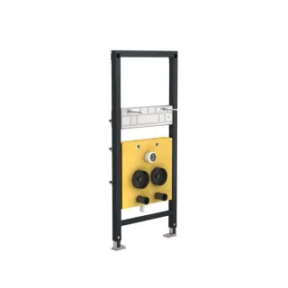 Mepa nextVit Waschtisch-Element 521027 Systembauhöhe 120 cm, für Einlocharmatur, Wasserzählerstrecke WZ2 Rotguss