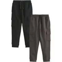 Next Jogginghose Slim Fit Cargo-Jogginghose, 2er Pack (2-tlg)