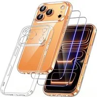 SmartUP Handyhülle + 2X Schutzglas für iPhone 17 Pro Display Panzerglas Panzerfolie Case 6,3 Zoll, kompletter Rundumschutz, MagSafe-Technologie