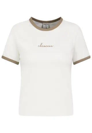 Authentic Style - RE9CIFQtU2hpcnQgUHJpbnQg Weiß - Gr. - L