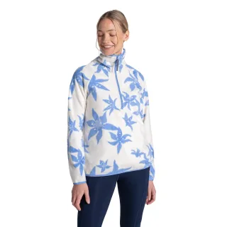 Craghoppers - "Reedmace" Fleece-Oberteil für Damen, mit halbem Reißverschluss (Immergrün Blau)