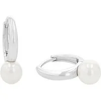 Amor Paar Creolen Schmuck Geschenk, Perle, mit Muschelkernperle