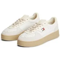 Tommy Jeans THE GREENWICH EDGE MAX Plateausneaker Freizeitschuh, Schnürschuh im Retro-Look mit Perforationen