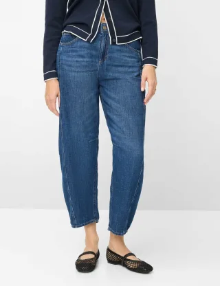 Brax Damen Jeans Style MEGAN S USED REGULAR BLUE, denim blau, Gr. 34