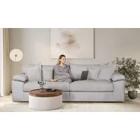 OTTO home Big-Sofa Soft&Cosy XL, B: 246 cm - OTTO. Verlässliche Qualität., Mega-Sofa, Cord oder Chenille-Struktur, mit Federkern & 4 Zierkissen