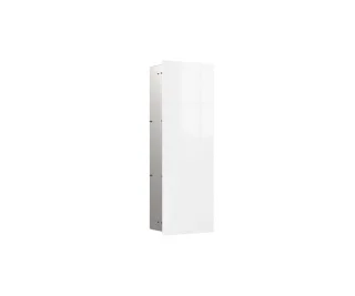 emco Schrankmodul asis pure mit Glasfront Türanschlag links, Unterputz, 730 mm, alpinweiss, 97552740 975527406