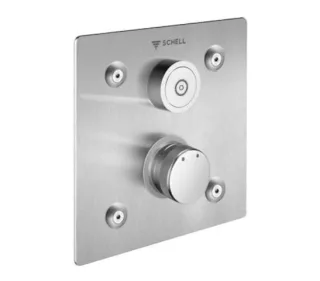 Schell Unterputz-Dusche LINUS BASIC D-C-M CVD, Mischwasser, edelstahl, 019202899 019202899