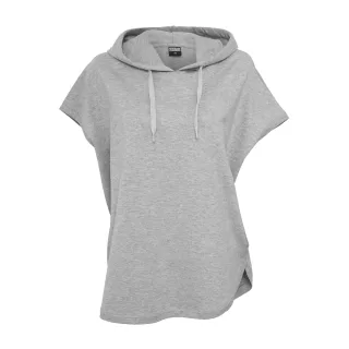 Urban Classics - Kapuzenpullover für Damen kurzärmlig (Grau)