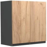 Vicco Hängeschrank R-Line, Goldkraft Eiche/Anthrazit, 60 cm J-Shape (1-St)