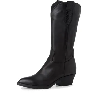 Tamaris - Da.-Stiefel black nubuc - Gr. - 37