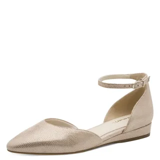 Tamaris - Da.-Ballerina light gold structure - Gr. - 38