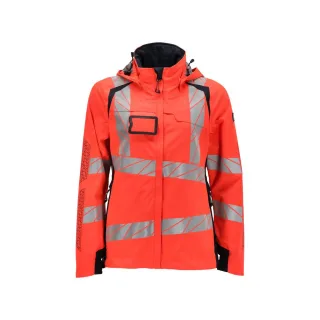 MASCOT Damen Hard Shell Jacke ACCELERATE SAFE Hi-vis Rot / Schwarzblau M - 19011-449-22210-M