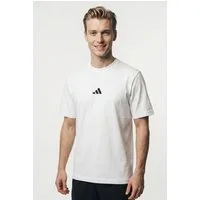 adidas Sportswear T-Shirt ESSENTIALS SMALL LOGO SINGLE JERSEY sportliches Kurzarmshirt, mit Rundhalsausschnitt