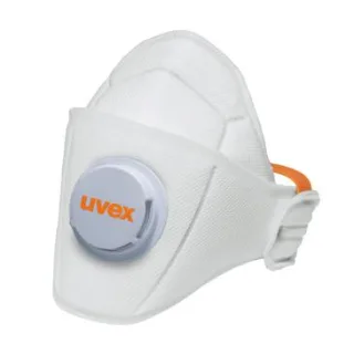 uvex silv-Air premium 5210 Atemschutzmaske FFP2 mit Ausatemventil  weiß one size - 8765210
