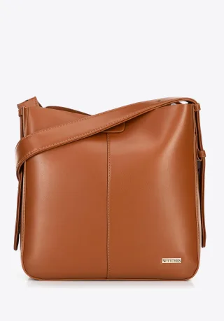 Wittchen Damenhandtasche, braun, Kunstleder, Öko-Leder
