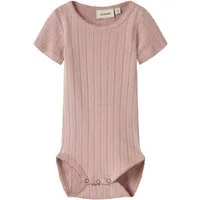 Lil' Atelier Kurzarmbody NBFRACHELS SS SLIM BODY LIL Baumwollmischung, Kurzarm