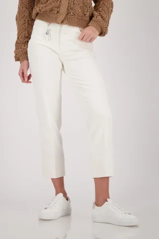 monari - Culotte Jeans mit Anhänger off-white - Gr. - 36