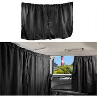 Agger Sonnenschutz-Fensterfolie 3er Set Sichtschutz Vorhänge, Fenster Verdunkelung Sonnenschutz, Privatsphäre Vorhang Abnehmbarer Sichtschutz Auto für Alle Auto