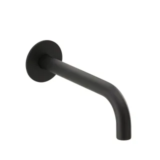 Herzbach Wandauslauf DEEP BLACK 210 Schwarz matt, 23.451400.1.12 23.451400.1.12