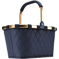 REISENTHEL® Einkaufskorb carrybag rhombus midnight gold, 22 l, 22 Liter