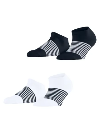ESPRIT socks & tights - Esprit Summer Stripe 2-Pack Damen sortiment - Gr. - 40.5