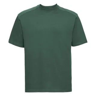Russell Europe Herren T-Shirt mit kurzen Ärmeln aus Baumwolle (flaschengrün)