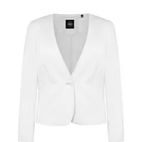 Zero Jackenblazer Damen mit Paspeltaschen Plain/ohne Details