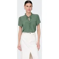 JDY Kurzarmbluse JDYLIMA LIFE S/S TOP WVN NOOS Viskose, loose fit